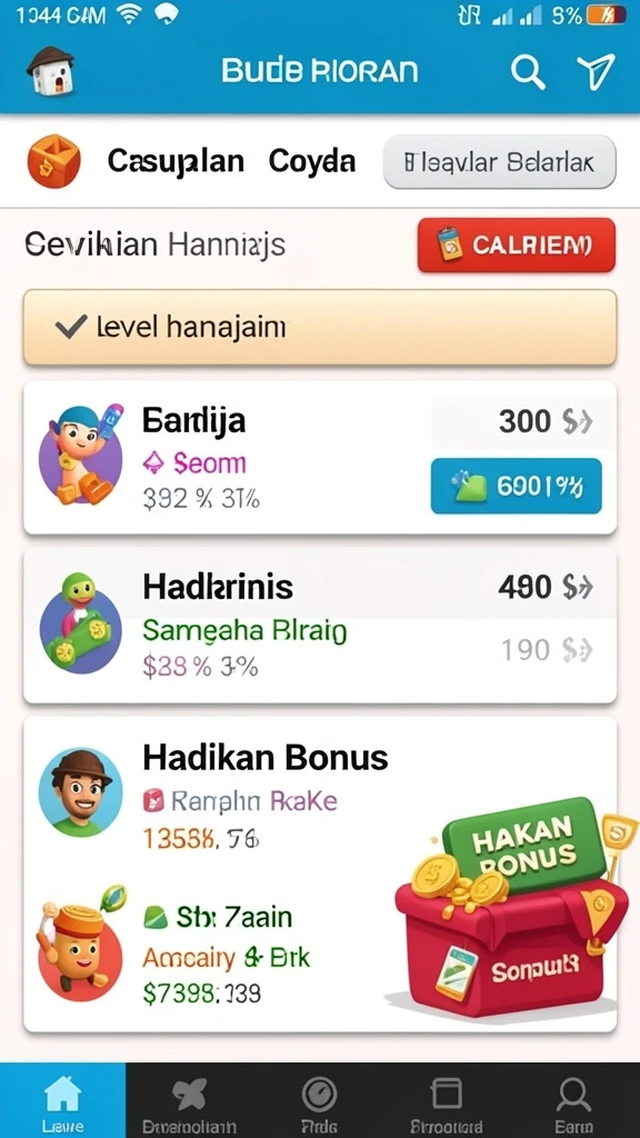 66menang - Tangkapan layar menunjukkan antarmuka pengguna yang intuitif.