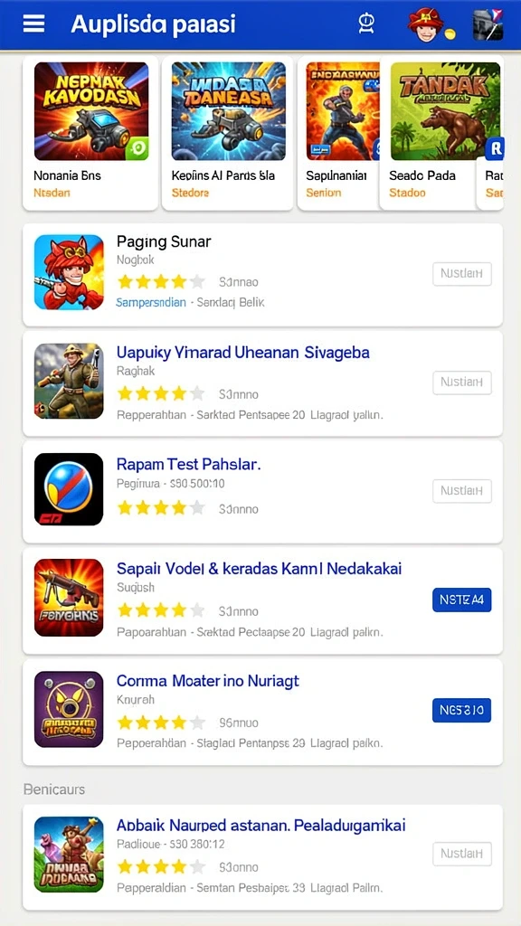 pisang123 - Karakter unik yang bisa dimainkan dalam game.